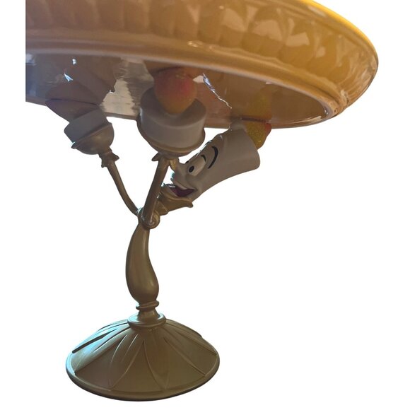 Beauty & The Beast Lumiere Cake Stand  Disney Character Plate - Picture 2 of 10